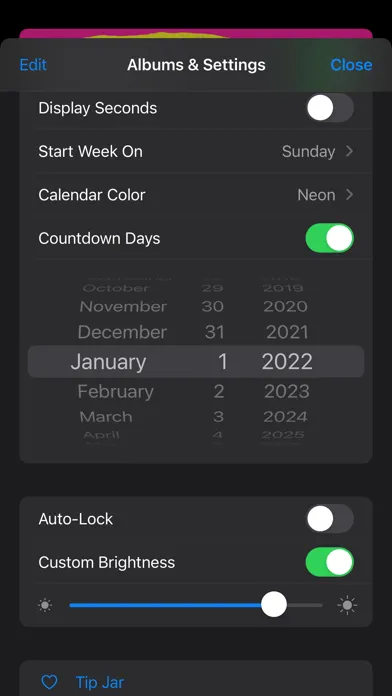Zrzuty ekranu Photo Frame Calendar & Clock
